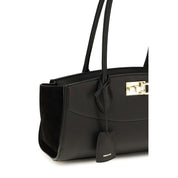 Black Calf Leather Bos Taurus Shoulder Bag