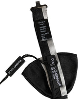 Black Silver 100% Silk Adjustable Neck Papillon Bow Tie