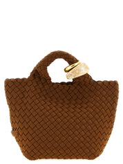 Brown Nylon Handbag