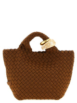 Brown Nylon Handbag