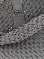 Gray Nylon Shoulder Bag