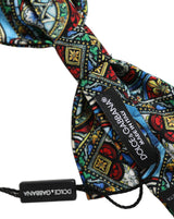 Men Multicolor Sicilian Adjustable Neck Papillon Bow Tie