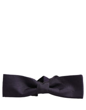 Men Violet 100% Silk Adjustable Neck Papillon Bow Tie