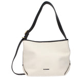 Beige Fabric Crossbody Bag