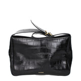 Black Leather Crossbody Bag