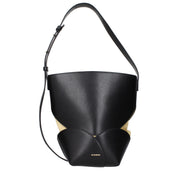 Black Leather Crossbody Bag