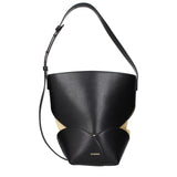 Black Leather Crossbody Bag