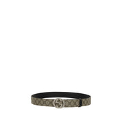 Brown Cotton Regular Belt