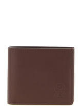 Brown Calfskin Leather Wallet