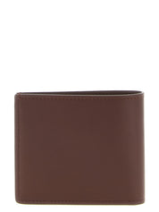 Brown Calfskin Leather Wallet