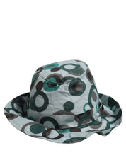 Dolce & Gabbana Teal Cotton Big Polka Dot Pattern Bucket Hat