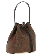 Brown Cotton Handbag