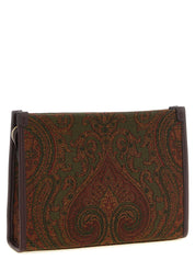 Multicolor Polyester Clutch Bag