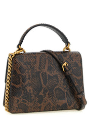 PINKO Brown Calfskin Handbag