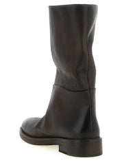 Brown Calfskin Over The Knee