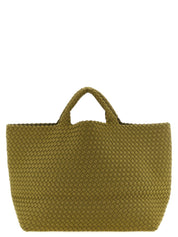 Bicolor Nylon Handbag