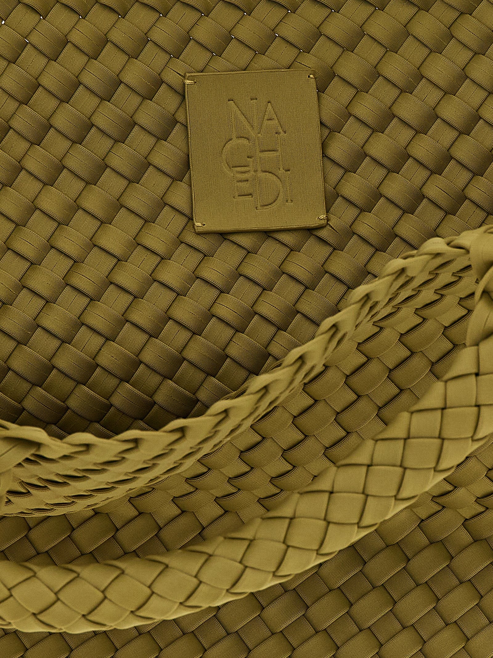 Bicolor Nylon Handbag