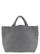 Gray Nylon Tote Bag