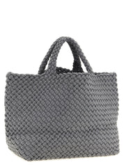 Gray Nylon Tote Bag