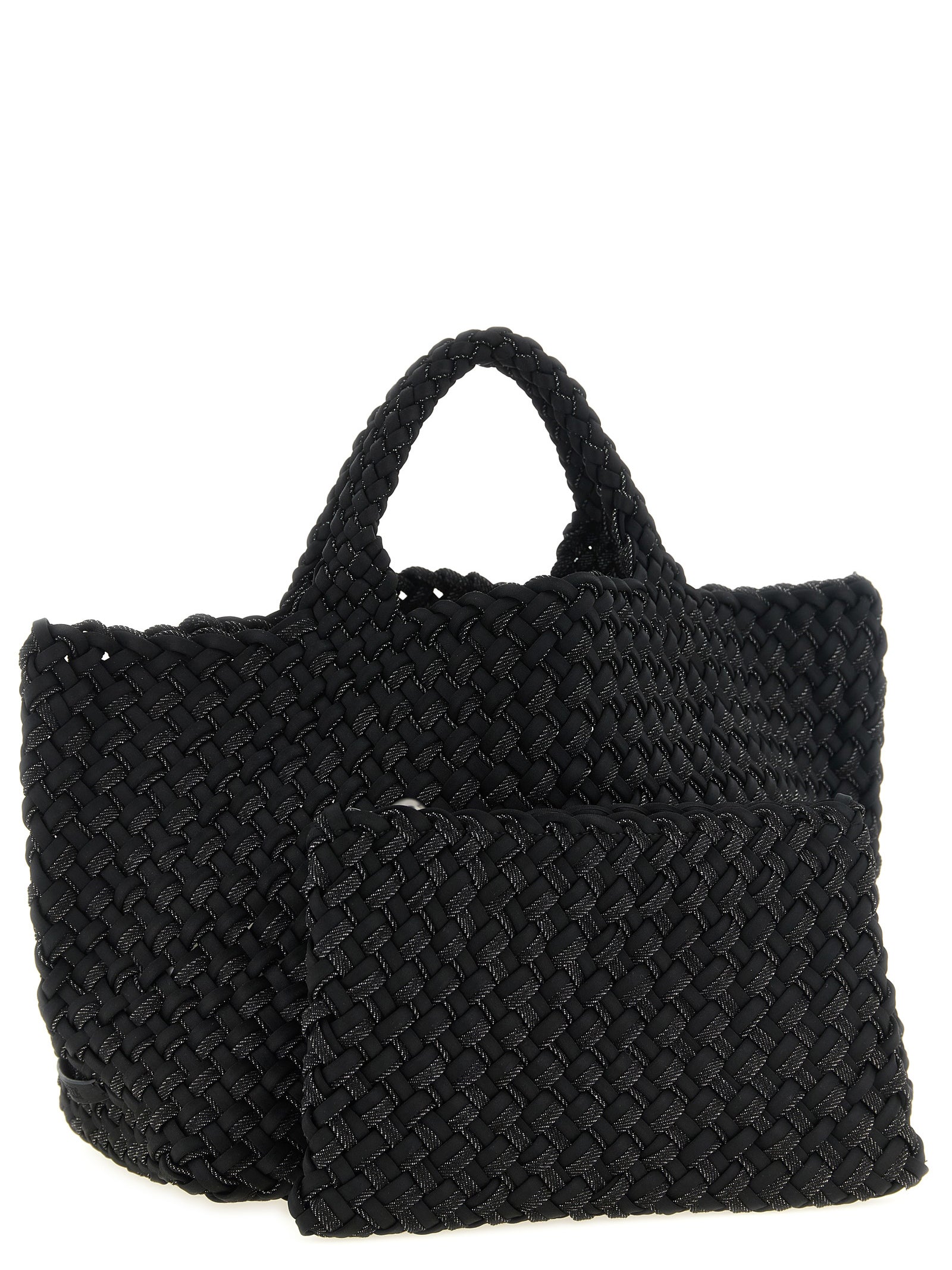 Black Nylon Tote Bag