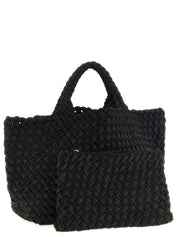 Black Nylon Tote Bag