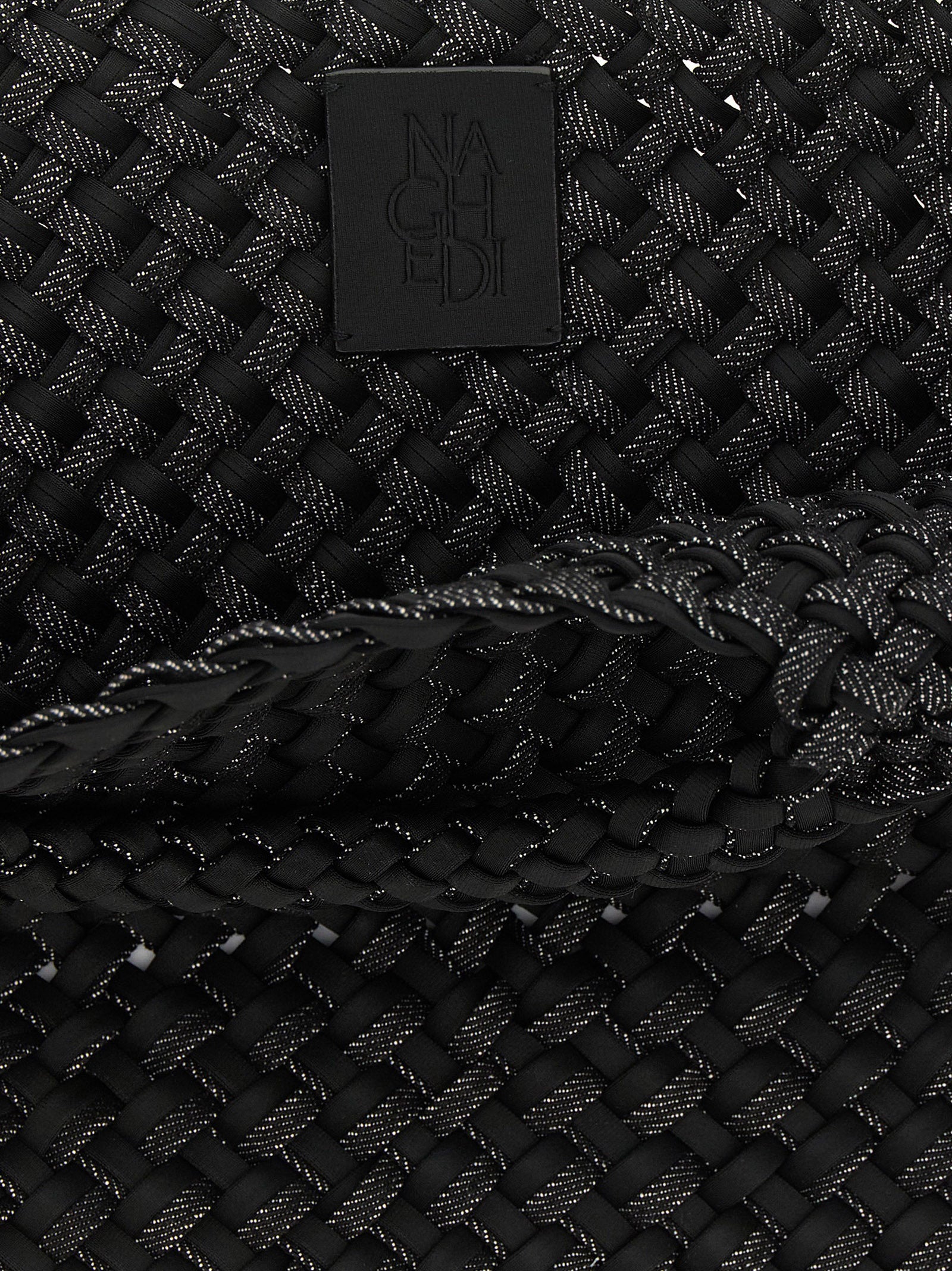 Black Nylon Tote Bag