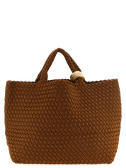 Brown Nylon Handbag