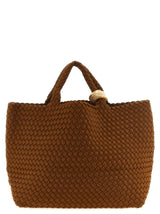 Brown Nylon Handbag