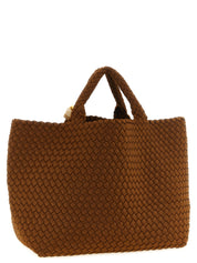 Brown Nylon Handbag