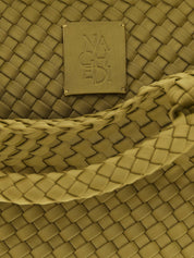 Bicolor Nylon Handbag