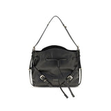 Black Calf Leather Bos Taurus Backet Bag