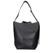 Black Leather Crossbody Bag