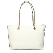 White Leather Shoulder Bag