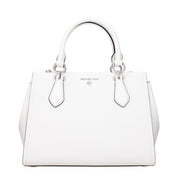 White Leather Handbag