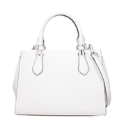 White Leather Handbag
