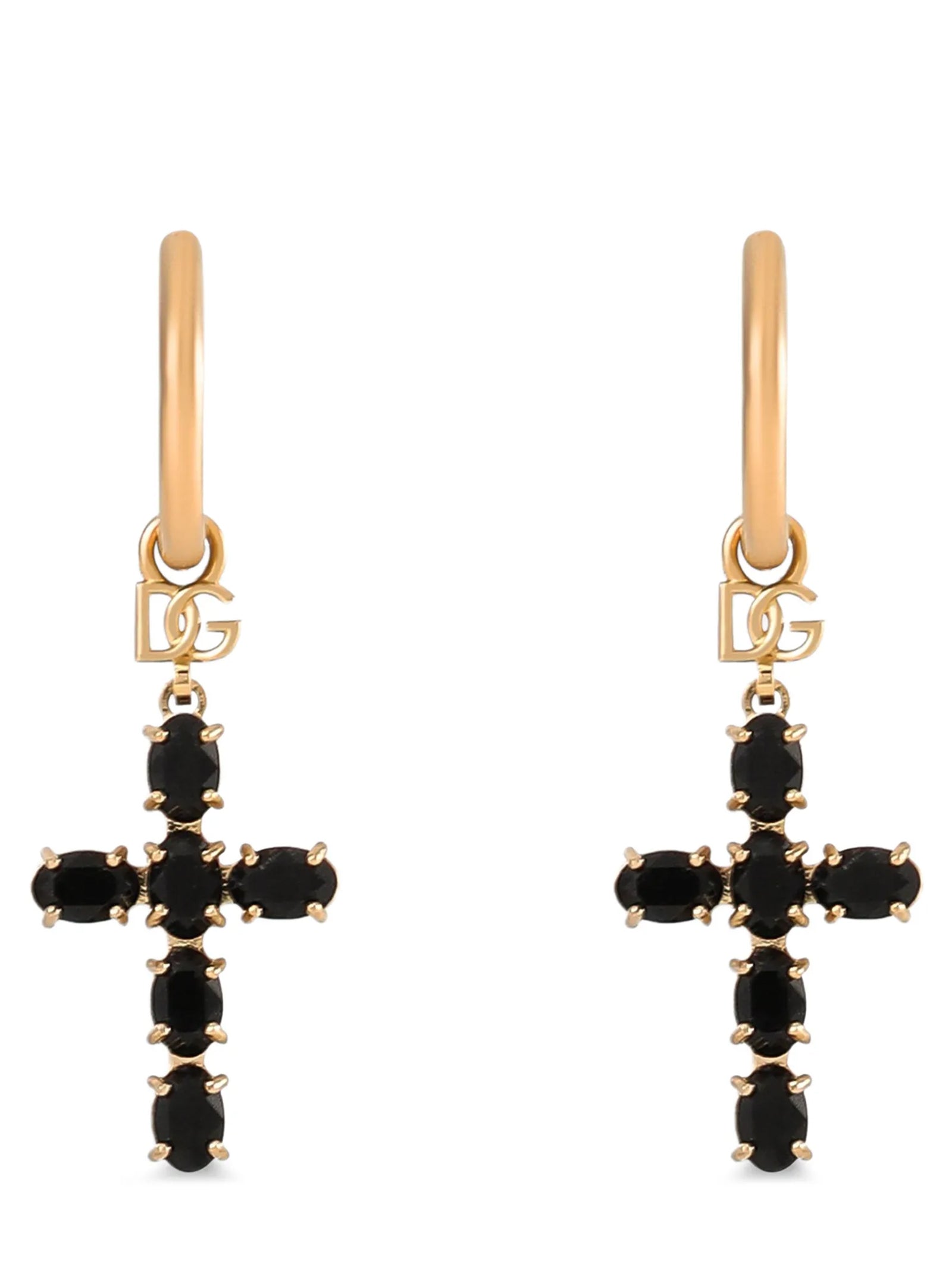 Black Brass Earrings