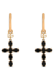 Black Brass Earrings