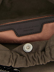 Gray Polyamide Crossbody Bag