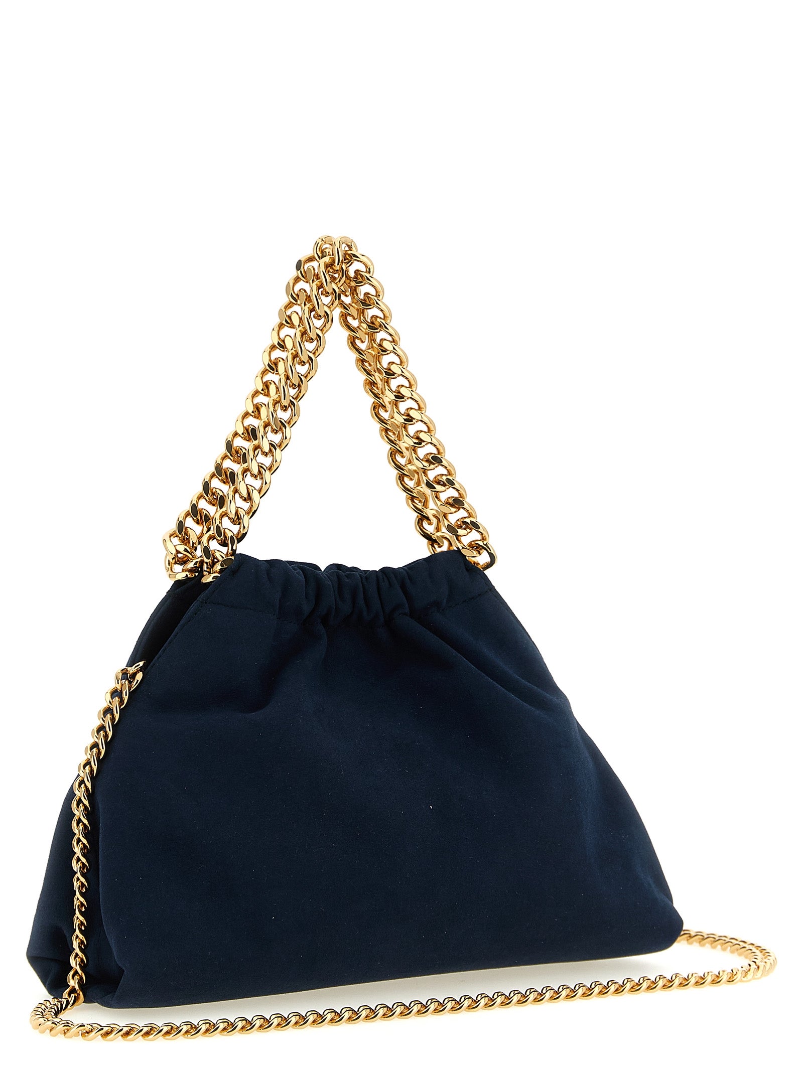 Blue Polyamide Crossbody Bag