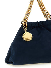 Blue Polyamide Crossbody Bag