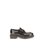 Brown Calf Leather Bos Taurus Slip-On Loafers