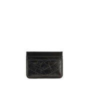 Saint Laurent Black Calf Leather Bos Taurus Wallet