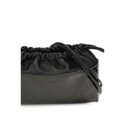 Black Calf Leather Bos Taurus Clutch Bag