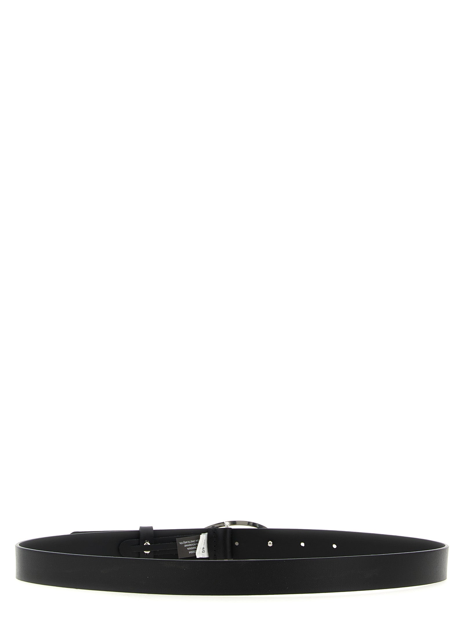 Black Other Fibres Regular Belt