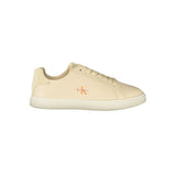 Beige Polyurethane Women's Sneaker