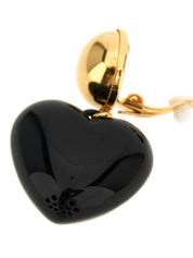 Black Brass Earrings