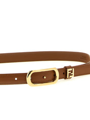 Brown Calfskin Regular Belt