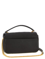 PINKO Brown Lamb Leather Crossbody Bag