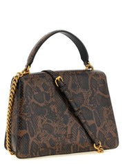 PINKO Brown Calfskin Handbag