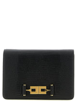 Black Polyester Clutch Bag